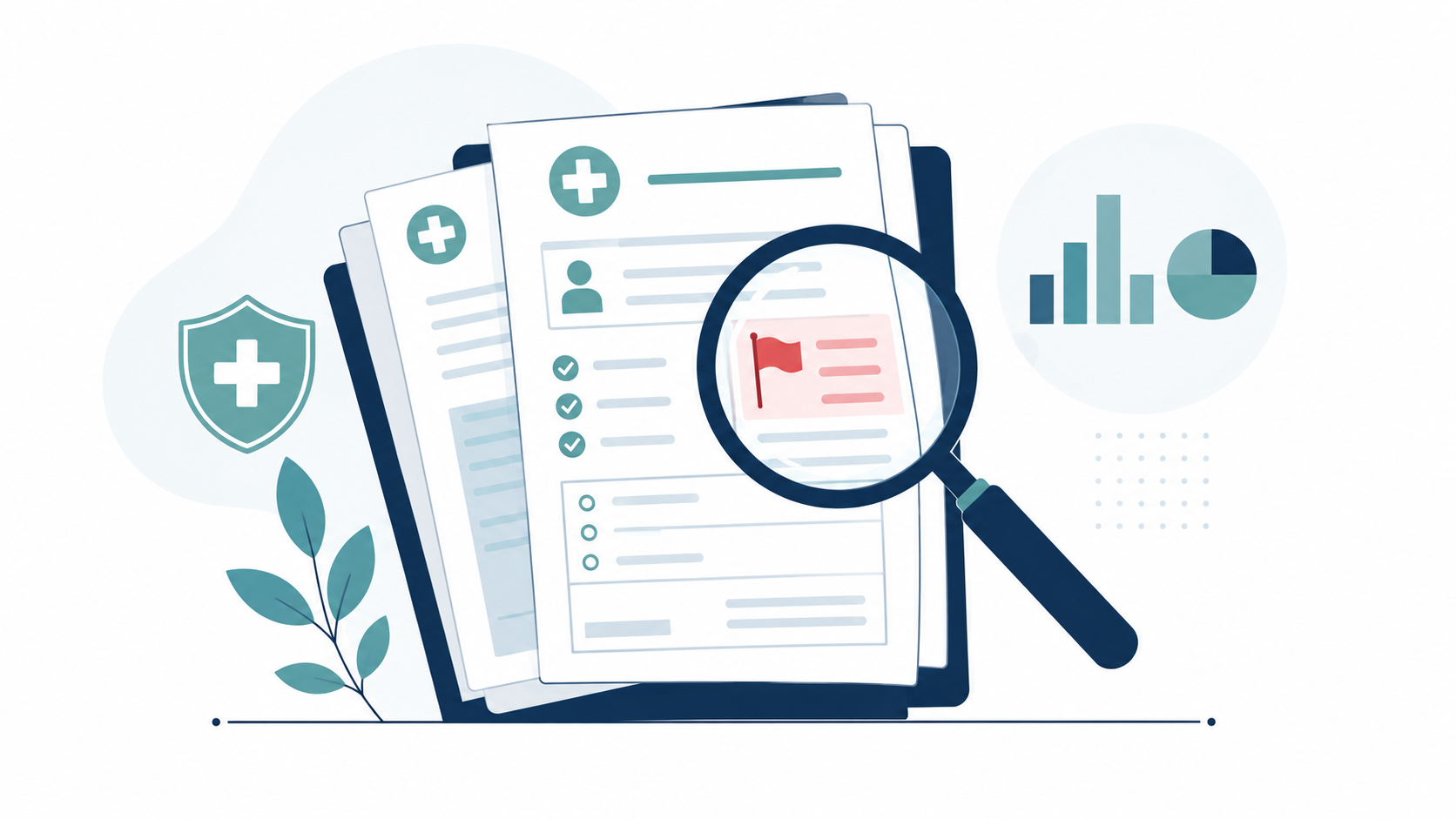 reviewing medical billing denial codes on an explanation of benefits